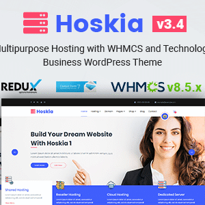 Hoskia v3.5 Nulled – Multipurpose Hosting with WHMCS Theme