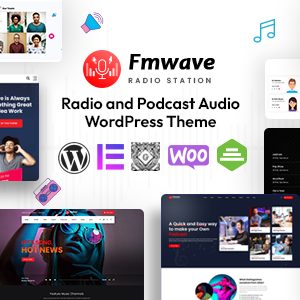 Fmwave v2.9.4 Nulled – Radio Station WordPress Theme + RTL
