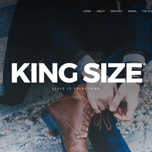 King Size v1.4 Nulled – Creative Portfolio WordPress Theme