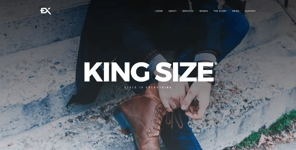 King Size v1.4 Nulled - Creative Portfolio WordPress Theme