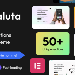 Saluta v1.09 Nulled – SaaS & IT Solutions WordPress Theme