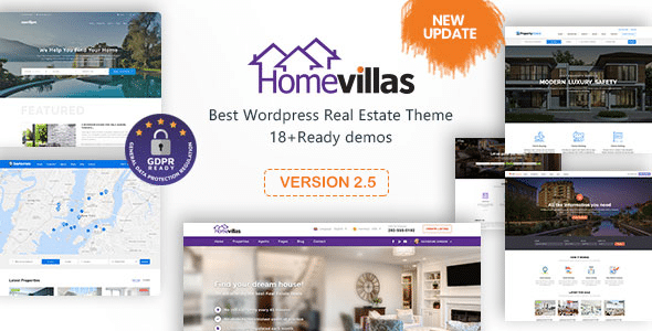 Home Villas v2.7 Nulled - Real Estate WordPress Theme