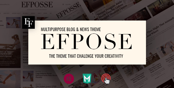 Efpose v2.1.1 – Multipurpose Blog and Newspaper Theme