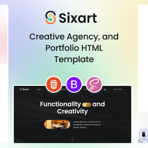 Sixart v1.0.2 Nulled – Digital Agency WordPress Theme