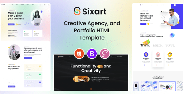 Sixart v1.0.2 Nulled - Digital Agency WordPress Theme