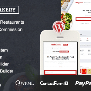 FoodBakery v3.6 Nulled – Food Delivery Restaurant Directory WordPress Theme