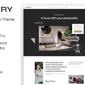 Ambery v1.1.6 Nulled – Interior Design WordPress Theme