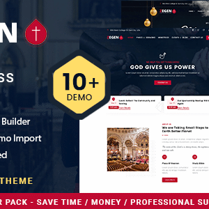 Zegen v1.1.9 Nulled – Church WordPress Theme