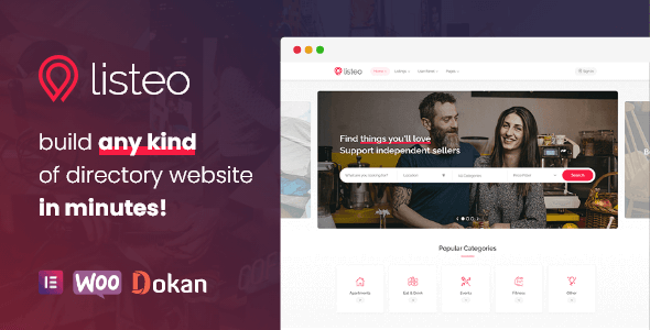 Listeo v1.9.84 Nulled - Directory & Listings With Booking