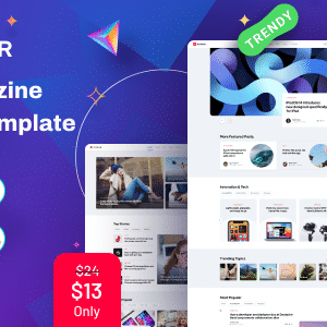 Blogar v1.2.9 Nulled – Blog Magazine WordPress Theme