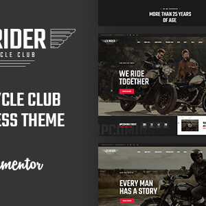 LexRider v1.6.5 Nulled – Motorcycle Club WordPress Theme