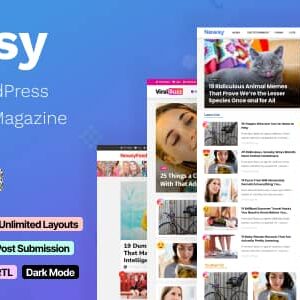 Newsy v2.3.0 Nulled – Viral News & Magazine WordPress Theme