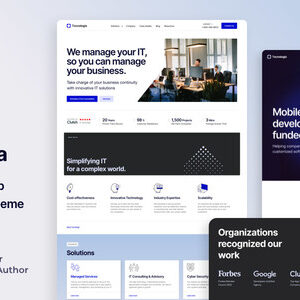 Tecnologia v4.0 Nulled – IT Services & App Development