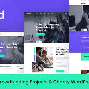 Krowd v1.3.2 Nulled – Crowdfunding & Charity WordPress Theme