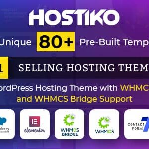 Hostiko v83.0.0 Nulled – WordPress WHMCS Hosting Theme