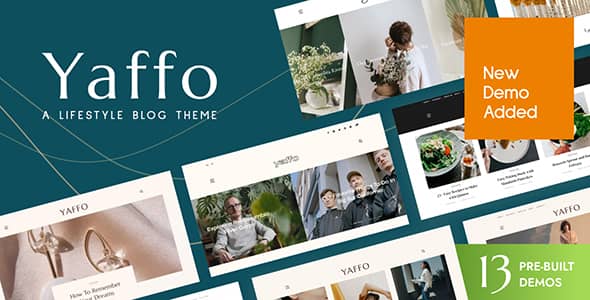 Yaffo v1.4.42 Nulled - A Lifestyle Personal Blog WordPress Theme