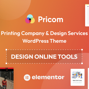 Pricom v1.3.9 Nulled – Printing Company & Design Services WordPress theme