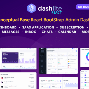 DashLite v1.6.2 Nulled – React Admin Dashboard Template