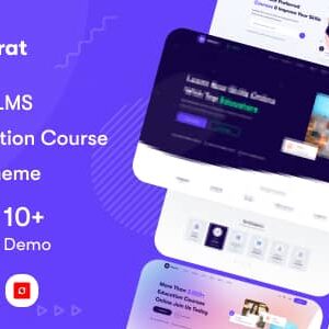 Educrat v1.0.18 Nulled – Online Course Education WordPress Theme