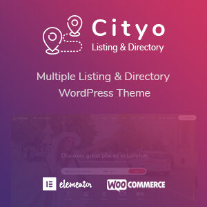 Cityo v1.1.34 Nulled – Multiple Listing Directory WordPress Theme