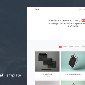 Evaxo Nulled – Responsive Minimal Template