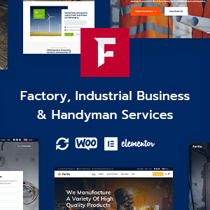 Fortis v1.0.0 Nulled – Factory Industrial Business & Handyman Services WordPress Theme