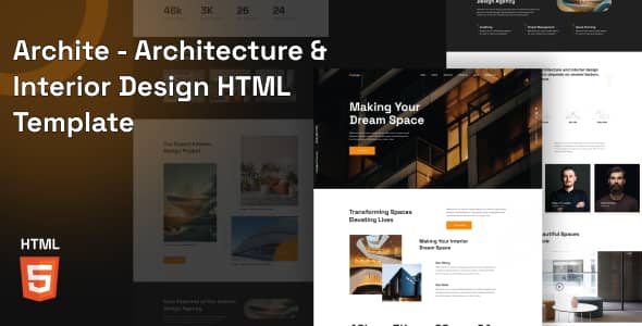Archite Nulled - HTML Template for Architecture and Interior Designer