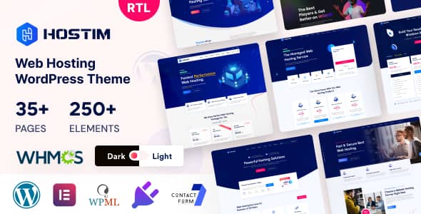 Hostim v2.8.0 Nulled - Web Hosting WordPress Theme with WHMCS