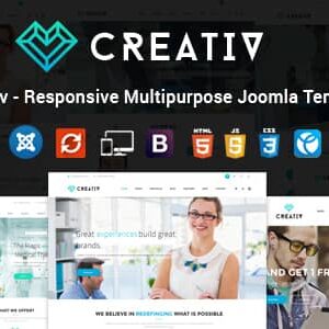 Creativ v2.0 Nulled – Responsive Multipurpose Joomla Template