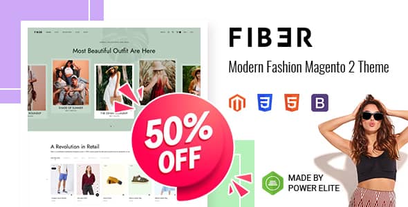 Fiber v1.1.0 Nulled - Modern Fashion Store Magento 2 Theme