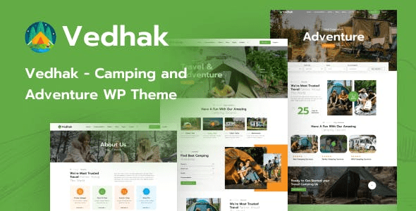 Vedhak v1.0.1 Nulled - Camping and Adventure WordPress Theme