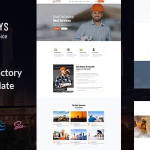 Nictorys Nulled – Industry & Industrial Template