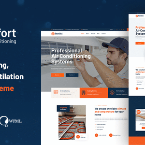 Homefort v1.1.2 Nulled – Air Conditioning & Heating WordPress Theme + RTL