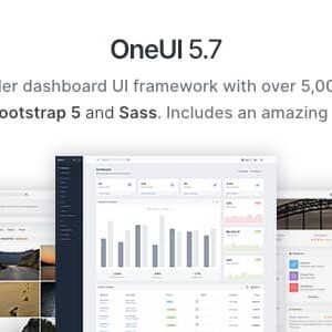 OneUI v5.7 Nulled – Bootstrap 5 Admin Dashboard Template, Vue Edition & Laravel 10 Starter Kit