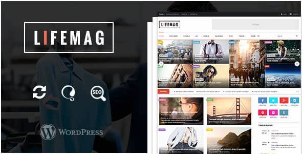 LifeMag v1.0.4 Nulled - Responsive Magazine WordPress Theme