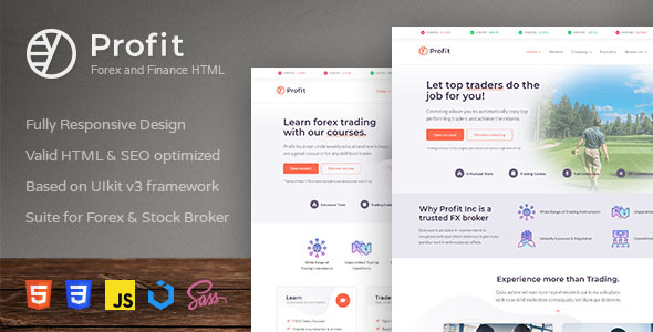 Profit Nulled - Forex and Finance HTML Template