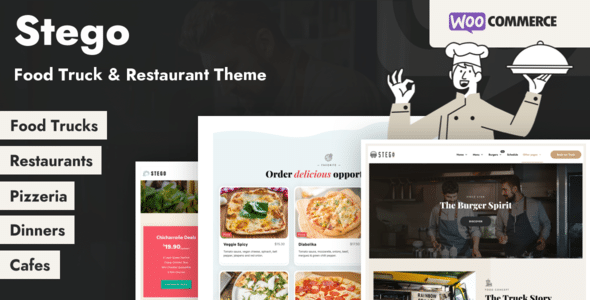 Stego v1.1.0 Nulled - Food Truck & Restaurant Theme