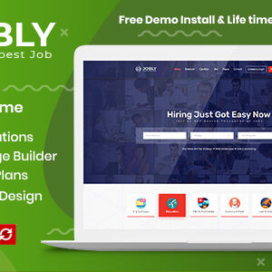 Jobly v1.2 Nulled – Career Builder WordPress Theme