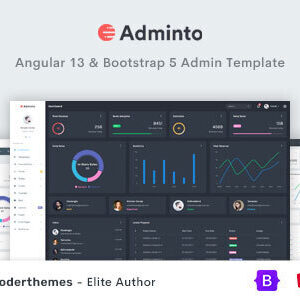 Adminto Nulled – Angular 13 Admin & Dashboard Template