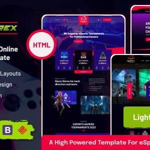 Playrex v1.4 Nulled – eSports & Gaming Clan News WordPress Theme