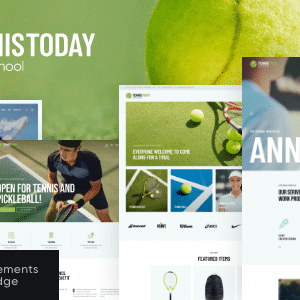 Tennis Today v2.0.0 Nulled – Sport School & Events WordPress Theme