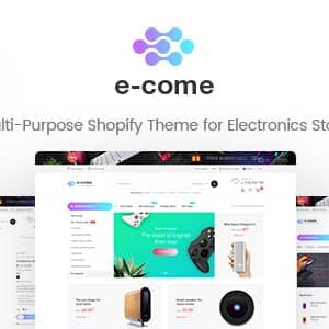E-come v1.0.1 Nulled – Multi-Purpose Shopify Theme for Electronics Store