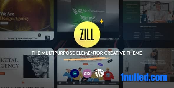 ZILL v1.0.0 Nulled - Multipurpose Elementor Creative Theme