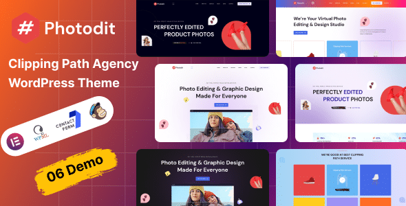 Photodit v1.0.0 Nulled - Clipping Path Agency WordPress Theme