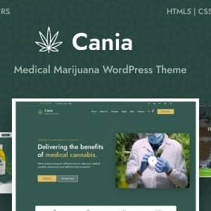 Cania v1.0.3 Nulled – Marijuana Medical WordPress