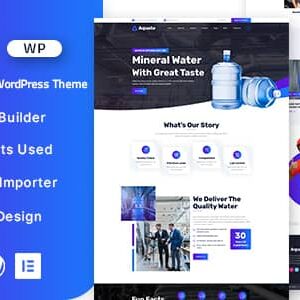 Aquato v1.0.0 – Drinking Water Delivery WordPress Theme
