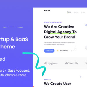 Knor Nulled – Digital Agency WordPress Theme – 3 August 2023