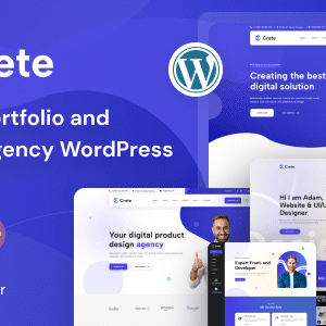 Crete v1.0 Nulled – Personal Portfolio and Creative Agency WordPress Theme