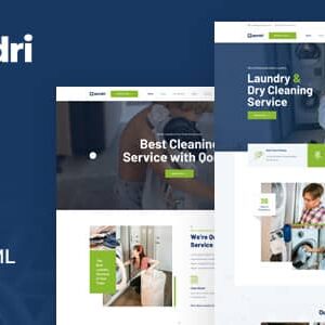 Qondri Nulled – Dry Cleaning & Laundry HTML Template