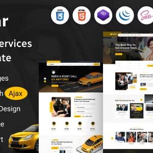 Taxiar Nulled – Online Taxi Service HTML Template